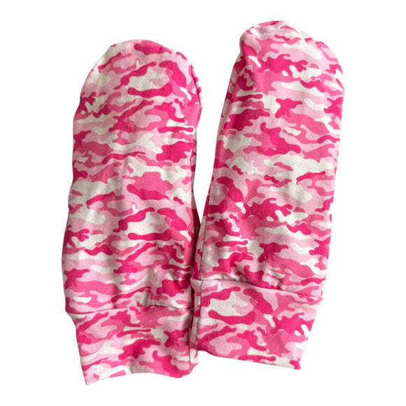 Pink Camo Mittens