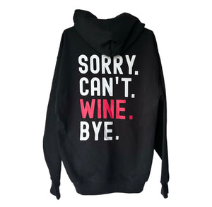 Wine Hoodie size Large