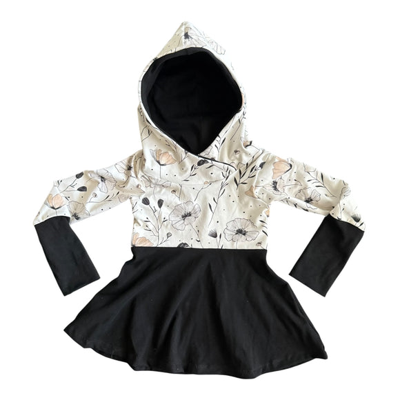 Floral Hooded Peplum