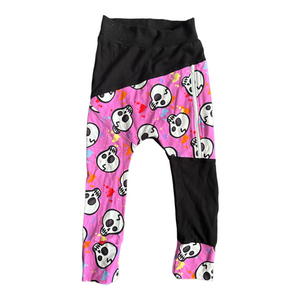 5T skull zip harems