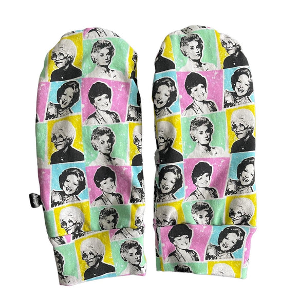 Adult medium Golden Girls Mittens